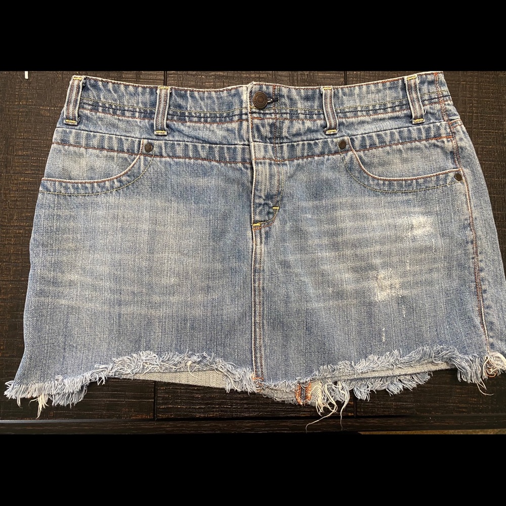 American eagle denim jean skirt 8/10